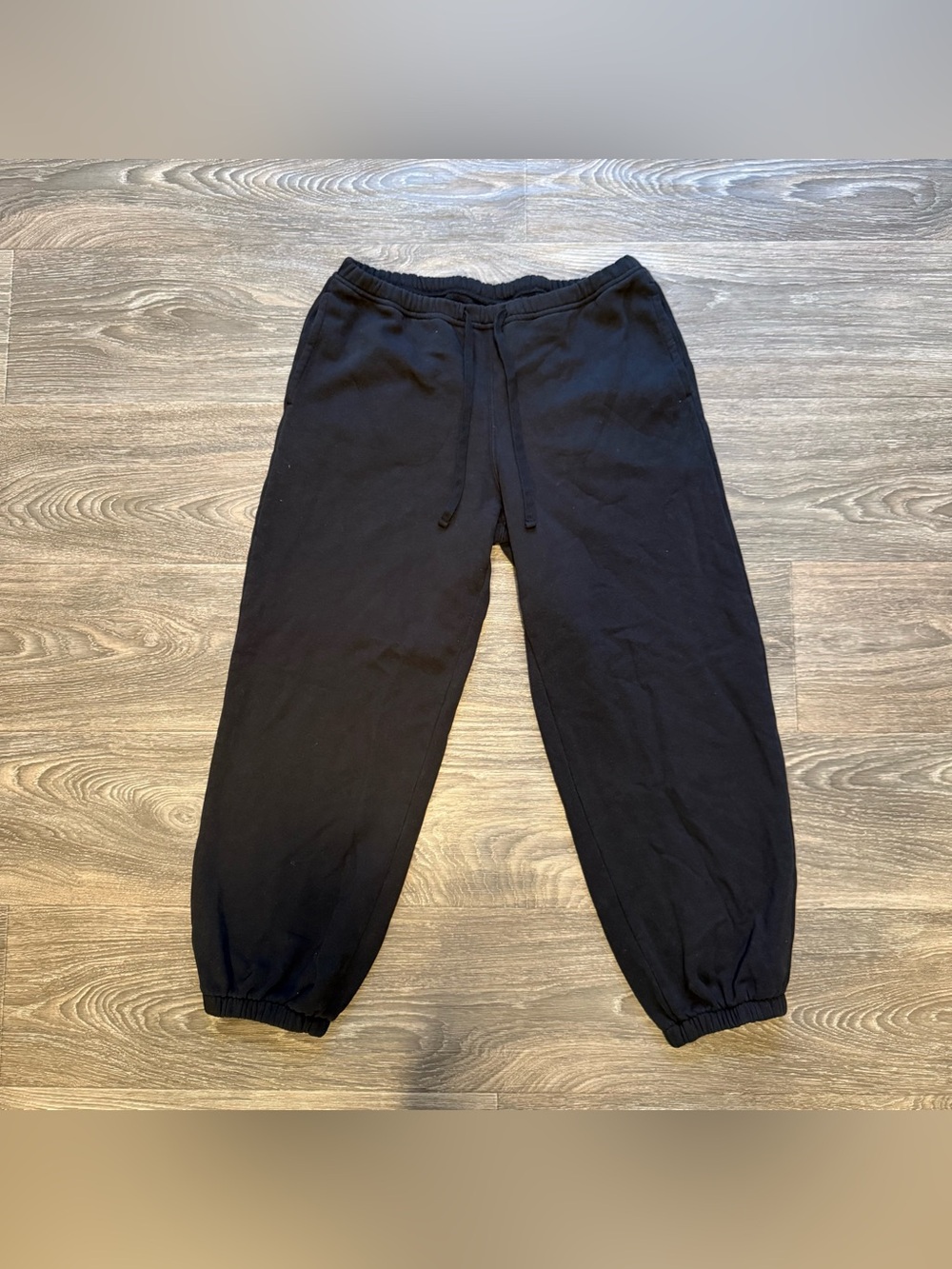hollister baggy fleece cotton blend sweatpant joggers